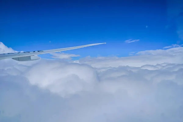 Tájkép Repülőgépről Nézve — Stock Fotó