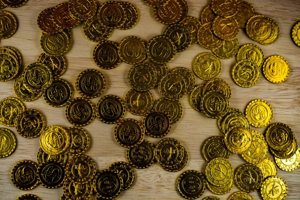 大量的金币 — 图库照片