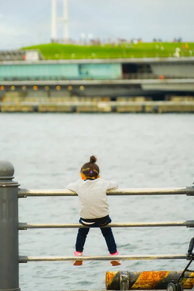 Chica Para Ver Osanbashi — Foto de Stock