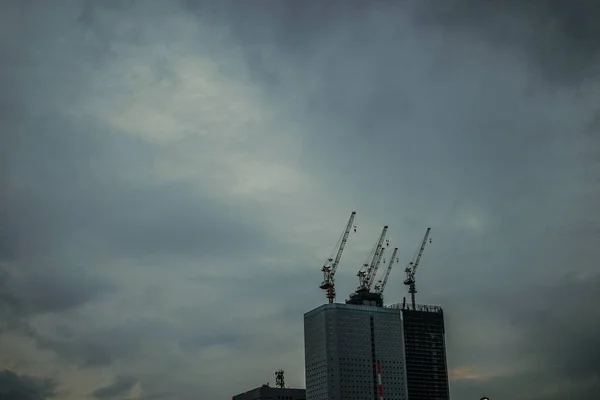 Йокогама Мінато Міраї Міського Ландшафту Розвитку Травня 2018 — стокове фото