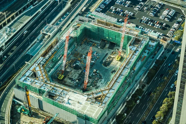 Lugar Construcción Del Yokohama Minato Mirai —  Fotos de Stock
