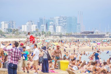 Barceloneta Plajı (İspanya Barselona)