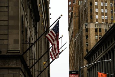 New York Wall Street ve Stars and Stripes