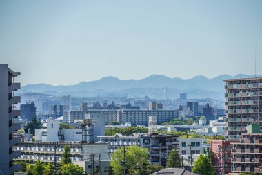 Miyagi Bölgesi, Sendai Şehri silueti (Arai yönünden)