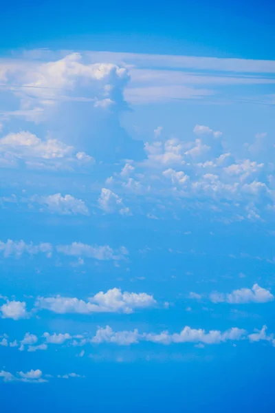 飛行機から見た雲と空 — ストック写真