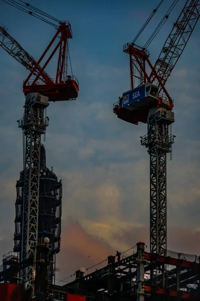 Baustelle Eines Hochhauses — Stockfoto