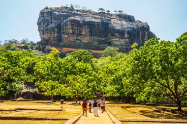 Sri Lanka Sigiriya Rock (World Heritage Site) clipart
