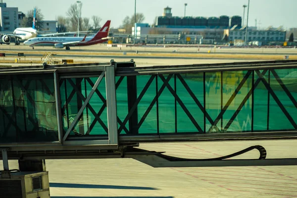 Afbeelding Van Beijing International Airport Terminal — Stockfoto