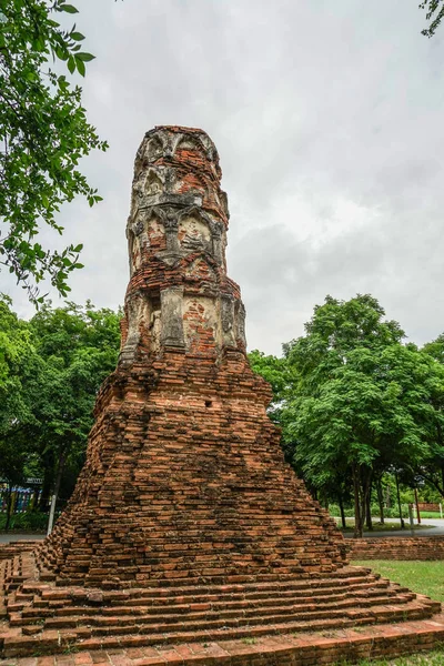 Wat Rokayasuta Ayutthaya Thailand Ruïnes — Stockfoto