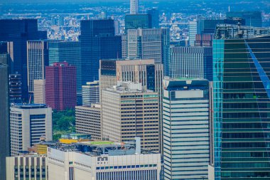 Tokyo şehri Roppongi Tepelerinden görüldü