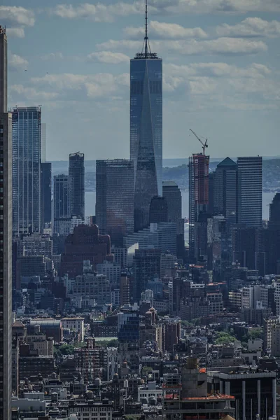 Вид Rockefeller Center Top Rock — стокове фото