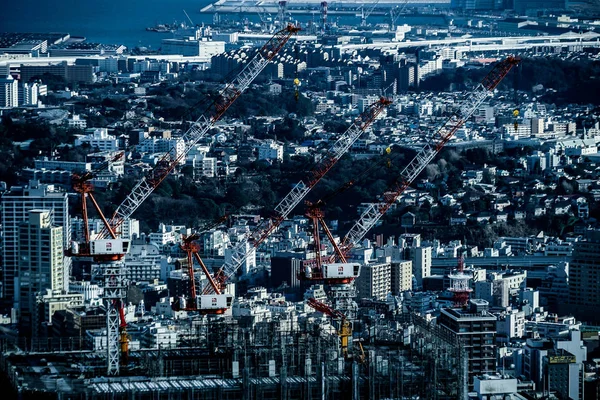 Cityscape seen from the Yokohama Landmark Tower
