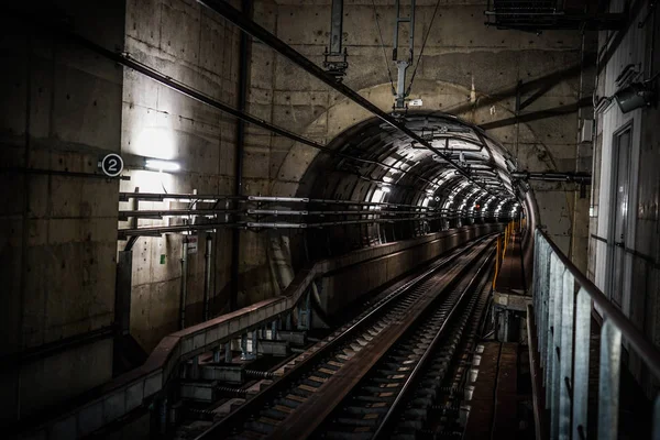 仙台市営地下鉄トンネル — ストック写真