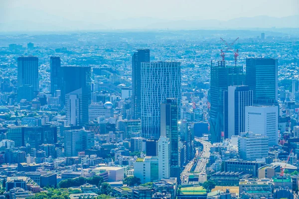 Shibuya Landschaft Von Der Aussichtsplattform Der Ropongi Hügel — Stockfoto