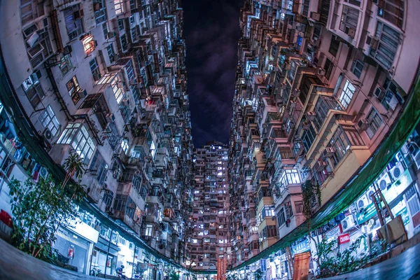 Многоэтажная Квартира Гонконге Quarry Bay — стоковое фото