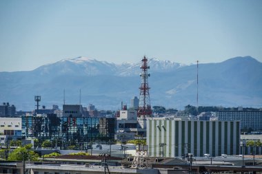 Miyagi Bölgesi, Sendai Şehri silueti (Arai yönünden)
