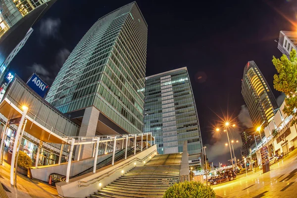 Akihabara Stadsgezicht Nacht Van Tokyo — Stockfoto