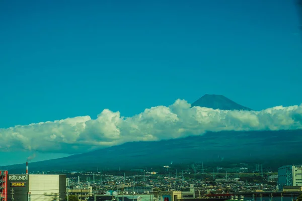 Consommation Nuage Mont Fuji Image — Photo