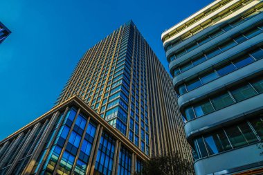 Tokyo Marunouchi iş yeri ve ofis binalarının görüntüsü