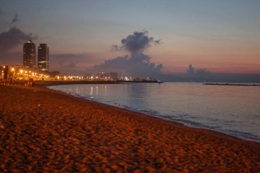 Barceloneta Plajı (İspanya Barselona)