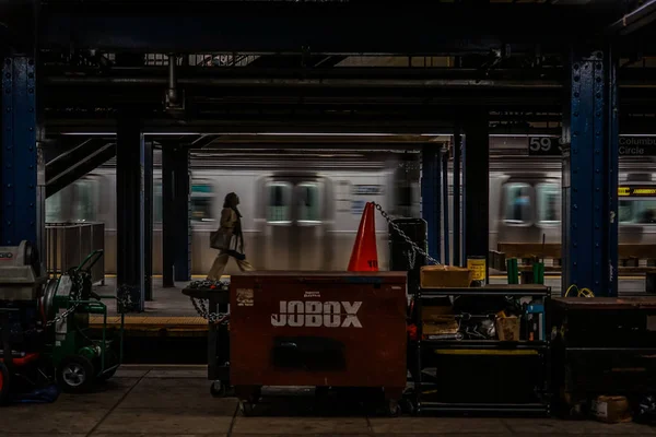 Bilden New York Tunnelbana — Stockfoto