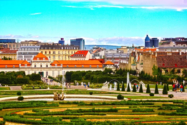 Pałac Belvedere Wiedeń Austria — Zdjęcie stockowe