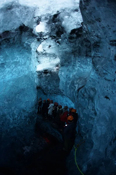 Grotte Glace Islande Vatnajokull — Photo