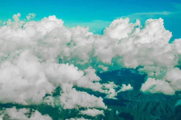 Taiwan Landscape Seen Airplane — ストック写真