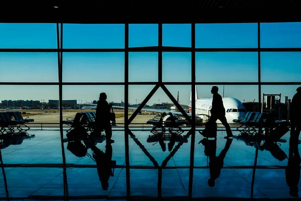Immagine Del Terminal Dell Aeroporto Internazionale Pechino — Foto Stock