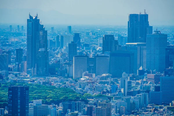 Tokyo Paysage Urbain Ciel Bleu — Photo