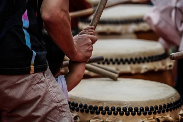 Képek Gyerekek Hogy Elérje Taiko — Stock Fotó