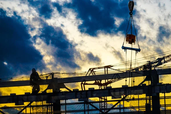 Baustelle Eines Hochhauses — Stockfoto