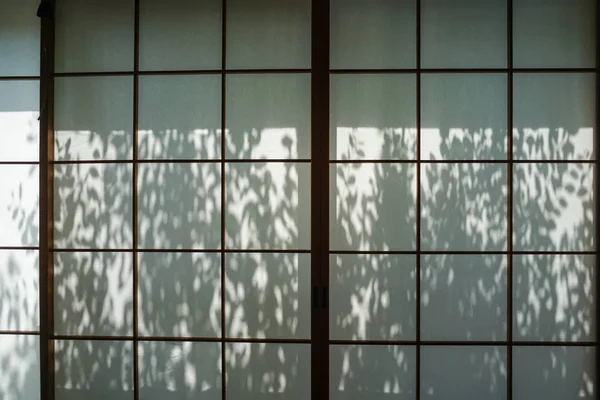 Shoji Sala Estilo Japonês Onde Luz Está Conectada — Fotografia de Stock