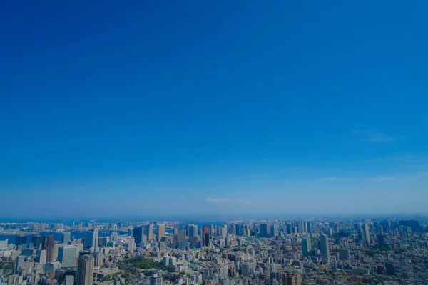 Τόκιο Του Τοπίου Της Πόλης Και Γαλάζιο Ουρανό — Φωτογραφία Αρχείου
