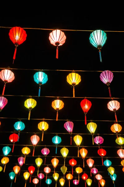 Lanterne Del Colorato Festival Estivo — Foto Stock