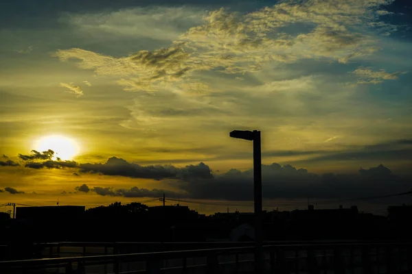 Shinkoyasu Calles Atardeceres —  Fotos de Stock