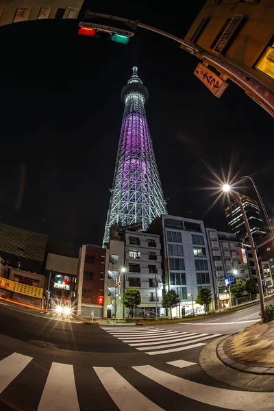 Tokyo Sky Tree Ciudad — Foto de Stock