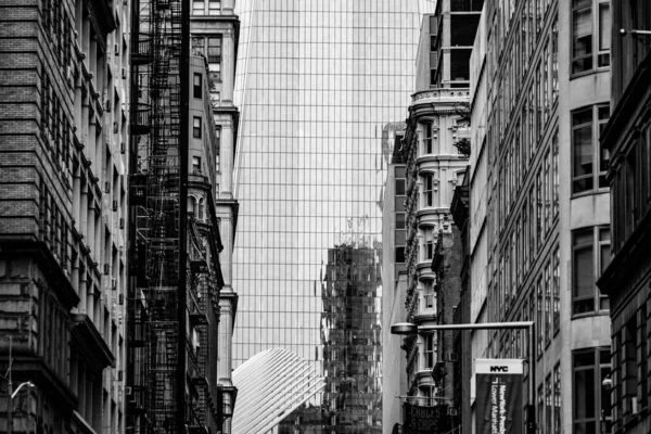 Ein Welthandelszentrum Das Vom Unteren Manhattan Aus Sichtbar Ist — Stockfoto