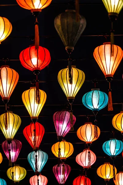 Lanterns of colorful summer festival