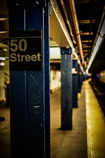 Beeld Van Metro Van New York — Stockfoto