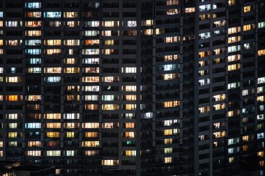 Yokohama gece görüşü ve yerleşim alanları