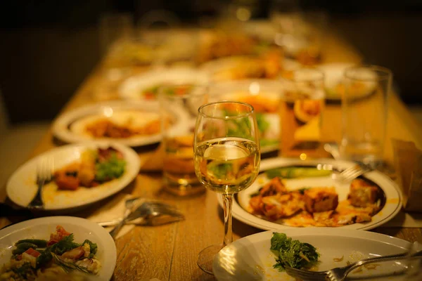 Cenário Refeições Restaurante — Fotografia de Stock