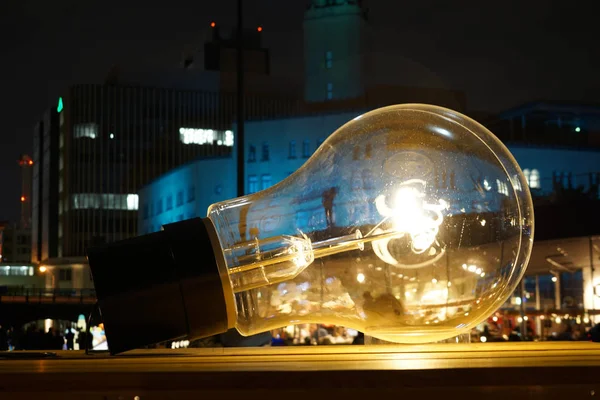 Huge Light Bulb Image — Stock Photo, Image