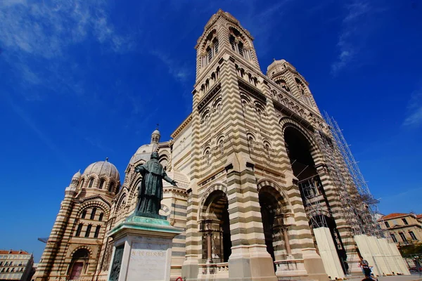 Sainte Marie Majo Cathedral Marseille Cathedral — Stock Photo, Image