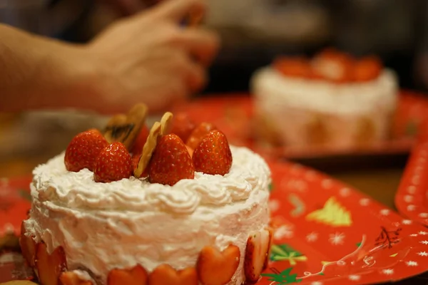 Immagine Della Torta Natale — Foto Stock