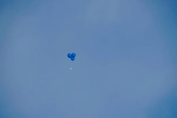 Blue Sky Balloons Yokohama Minato Mirai — Stock Photo, Image