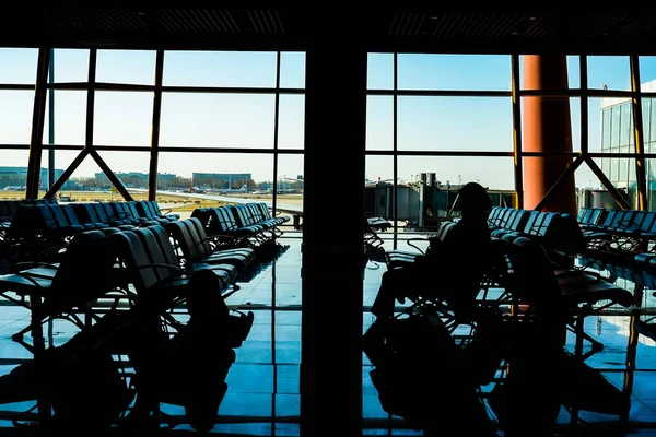 Bild Pekings Internationella Flygplats Terminal — Stockfoto