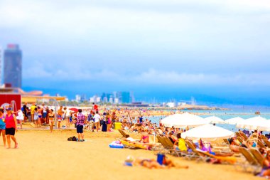 Barceloneta Plajı (İspanya Barselona)