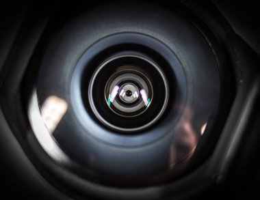 Kameranın lensinin görüntüsü