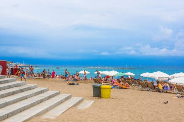 Barceloneta Plajı (İspanya Barselona)